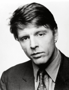 英国俳優エドワード・フォックスの写真(白黒)